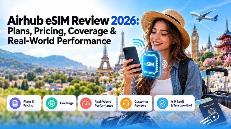 Airhub eSIM Review 2026: Plans, Pricing, Coverage & Real-World Performance