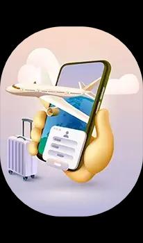 Travel app illustration