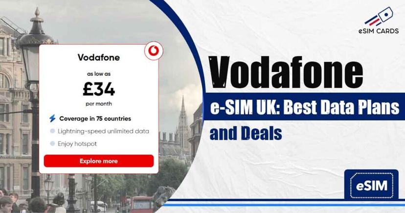 Vodafone e-SIM UK: Best Data Plans and Deals