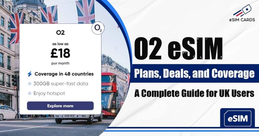 Complete Guide on O2 eSIM Plans and Network Coverage